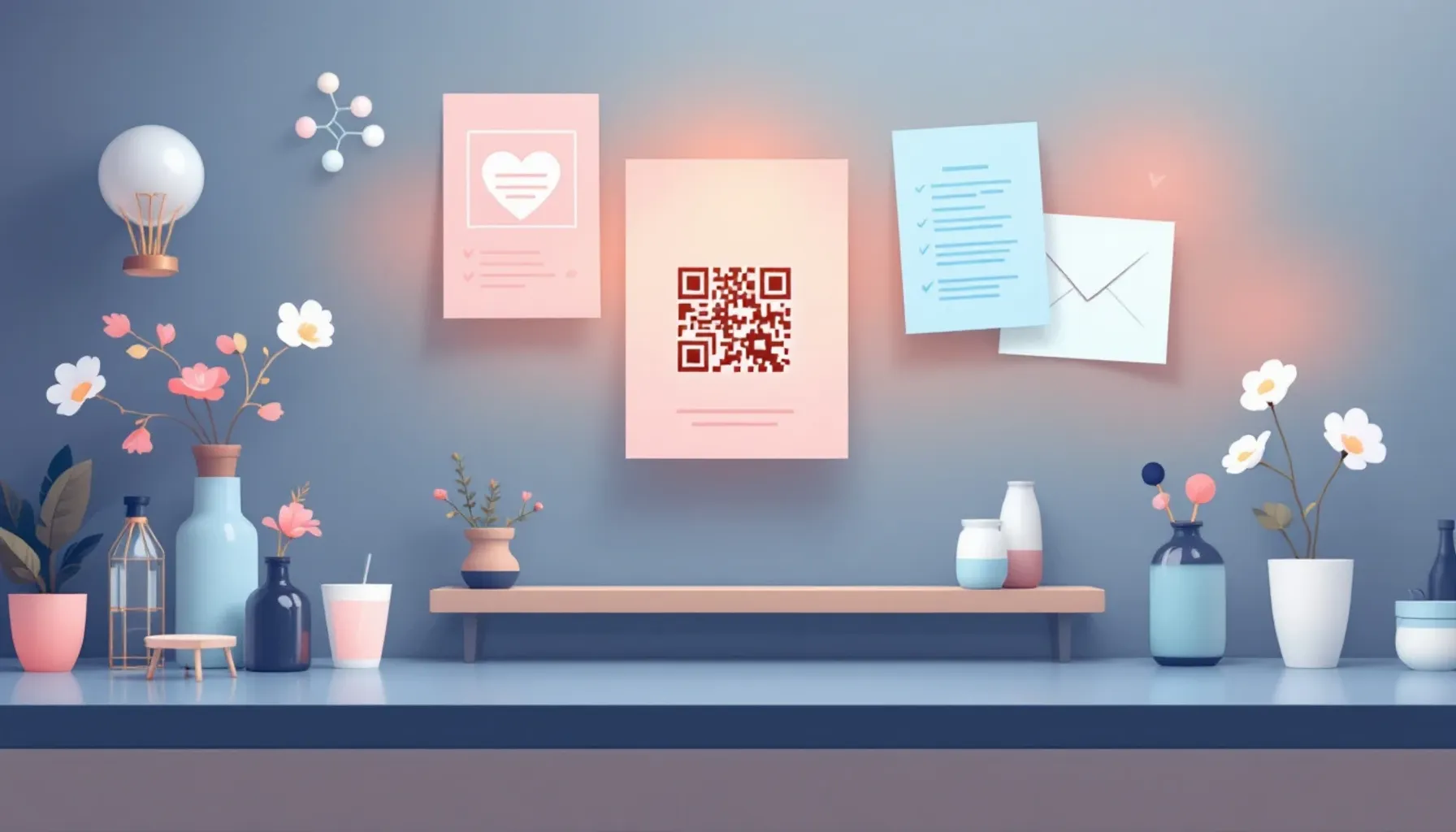 hochzeits qr code tischkarten drucken